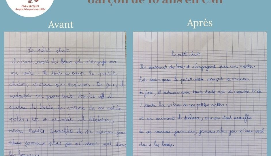 Garçon de 10 ans en CM1
